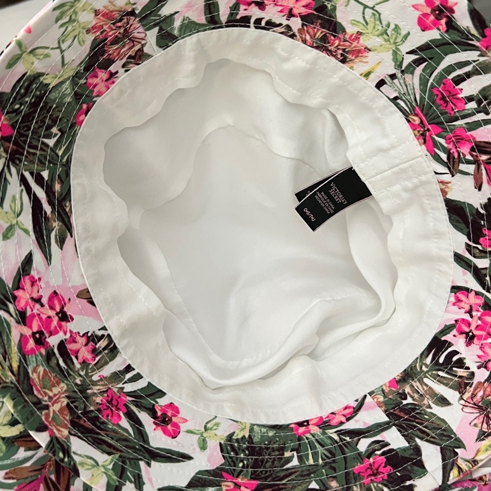 4 pc Victoria's Secret Floral Tropical Print Bikini Set in Pink, Green, White - Picture 5 of 14
